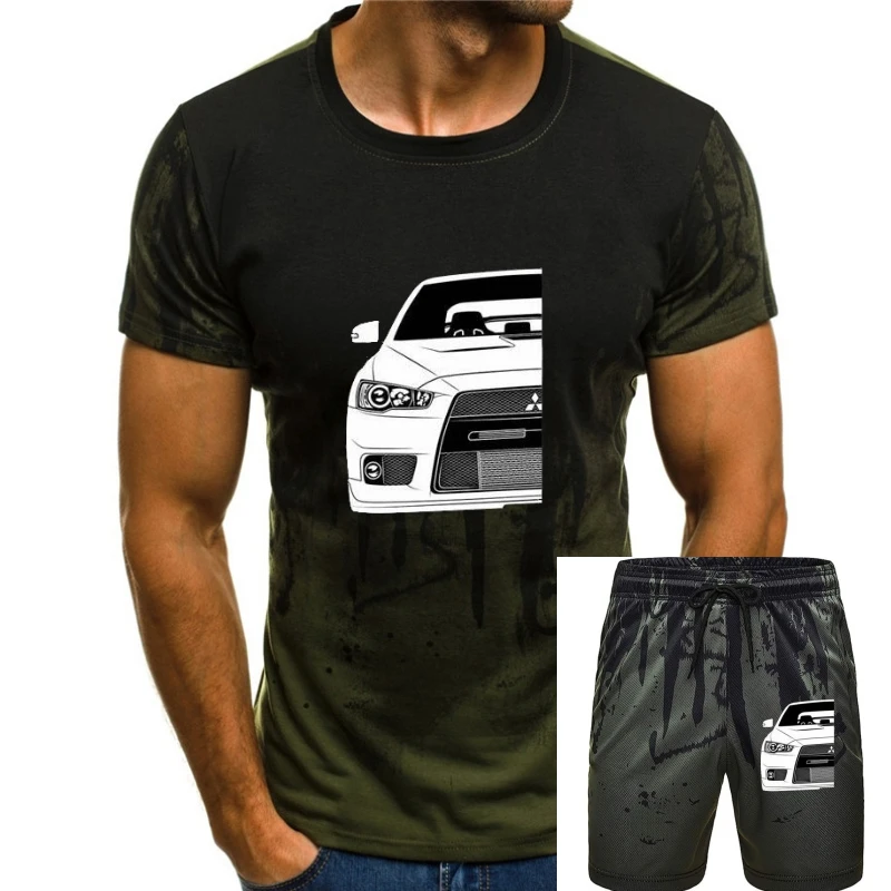 Summer 100% Cotton Camiseta Negra Mitsubishi Lancer Evo T-Shirt Men O-neck Tshirt Tees Tops 
Summer 100% Cotton Camiseta Negra Mitsubishi Lancer Evo T-Shirt Men O-neck Tshirt Tees Tops