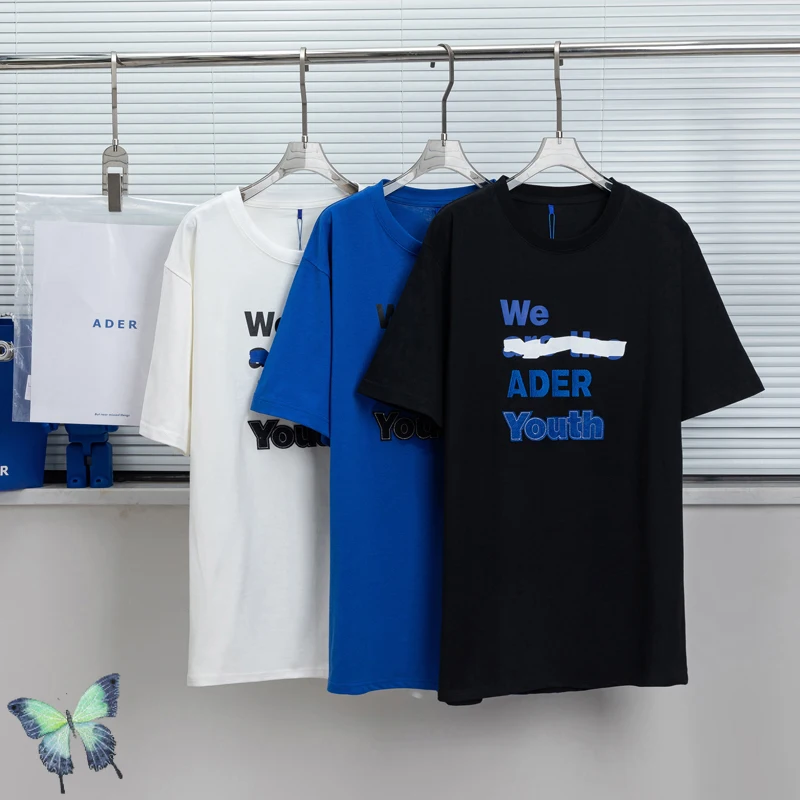 High Quality Men Women Casual ADER ERROR Slogan Letter Print Short Sleeve Youth T-Shirt
High Quality Men Women Casual ADER ERROR Slogan Letter Print Short Sleeve Youth T-Shirt