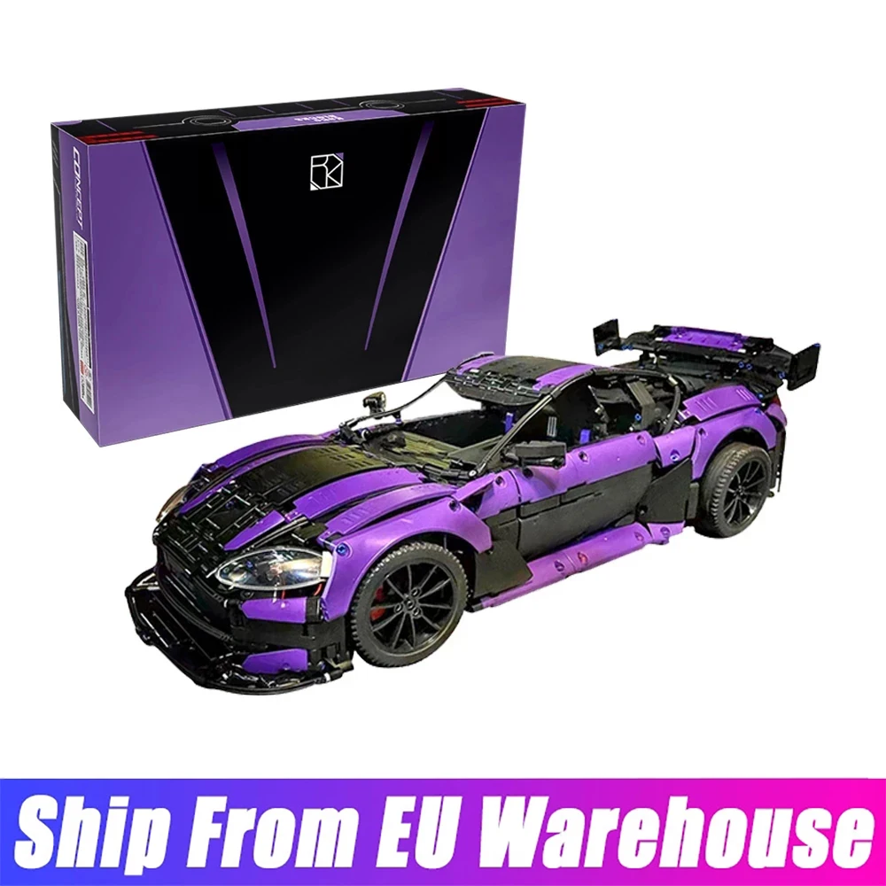 3850pcs High-tech Purple Roadster Car 1:8 Famous Super Sports Race Car MOC-8780 Vantage Building Blocks Bricks Toys Kids Gifts
3850pcs High-tech Purple Roadster Car 1:8 Famous Super Sports Race Car MOC-8780 Vantage Building Blocks Bricks Toys Kids Gifts