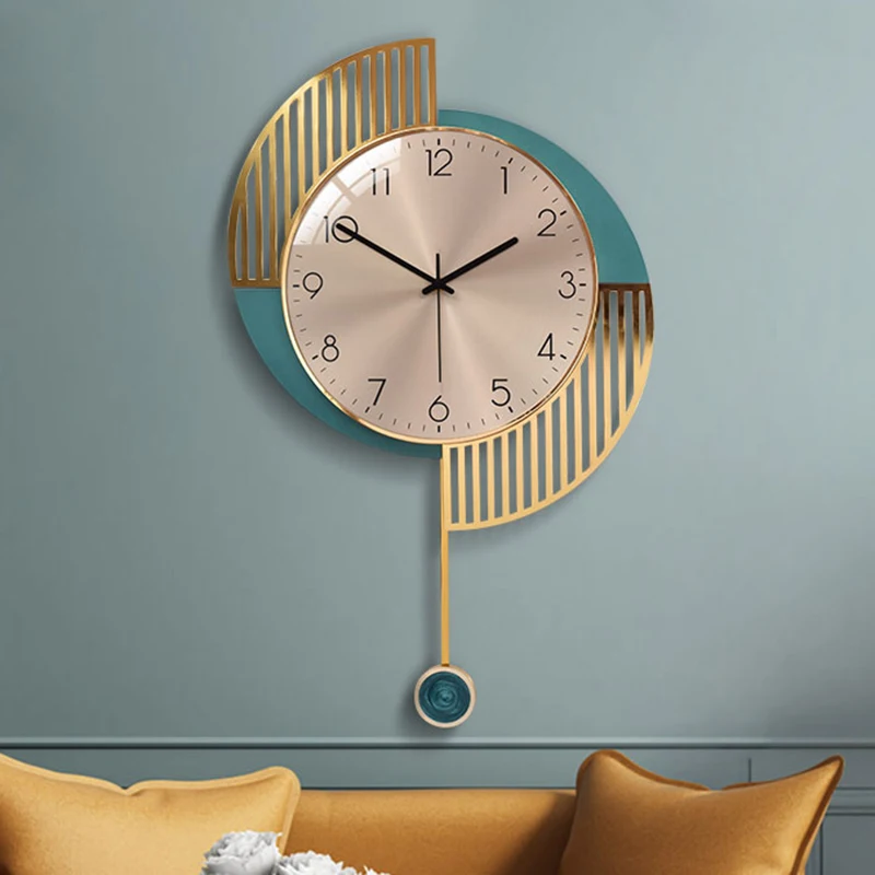 Unique Nordic Wall Clock Pendulum Modern Design Gold Large Wall Clock Living Room Decoration Reloj Pared Wall Decoration HX50NU
Unique Nordic Wall Clock Pendulum Modern Design Gold Large Wall Clock Living Room Decoration Reloj Pared Wall Decoration HX50NU