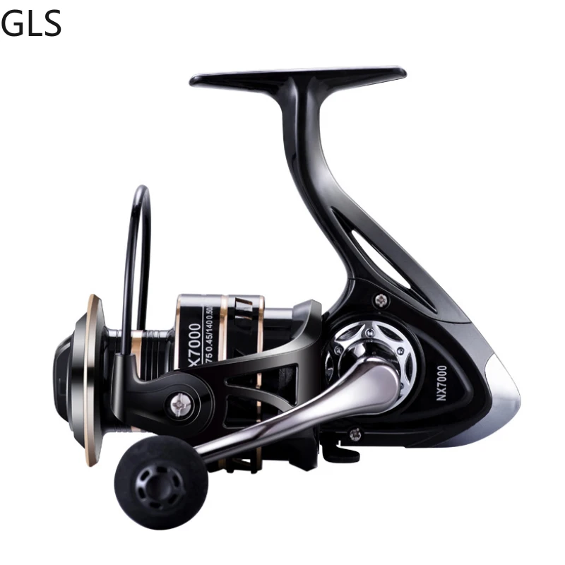 GLS New EVA Grip 13+1BB Fishing Reel 3000-7000 Series 5.2:1/4.7:1 Metal Rocker Spinning Wheel Tools salt water fishing reel
GLS New EVA Grip 13+1BB Fishing Reel 3000-7000 Series 5.2:1/4.7:1 Metal Rocker Spinning Wheel Tools salt water fishing reel