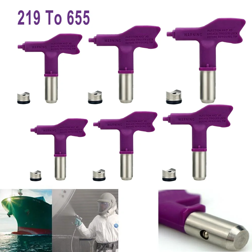 Airless Spray Gun Tip Nozzle Purple Airbrush Paint Spray Replacement Tungsten Steel Gun Paint Sprayer Power Tools
Airless Spray Gun Tip Nozzle Purple Airbrush Paint Spray Replacement Tungsten Steel Gun Paint Sprayer Power Tools