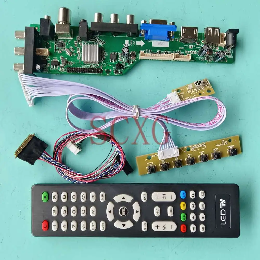 Fit LP140WH4-TLP1 1366 768 14 "LVDS 40 Pin DVB цифровой сигнал VGA AV USB HDMI-совместимый комплект платы управления ЖК-монитором
Fit LP140WH4-TLP1 1366 768 14 "LVDS 40 Pin DVB цифровой сигнал VGA AV USB HDMI-совместимый комплект платы управления ЖК-монитором