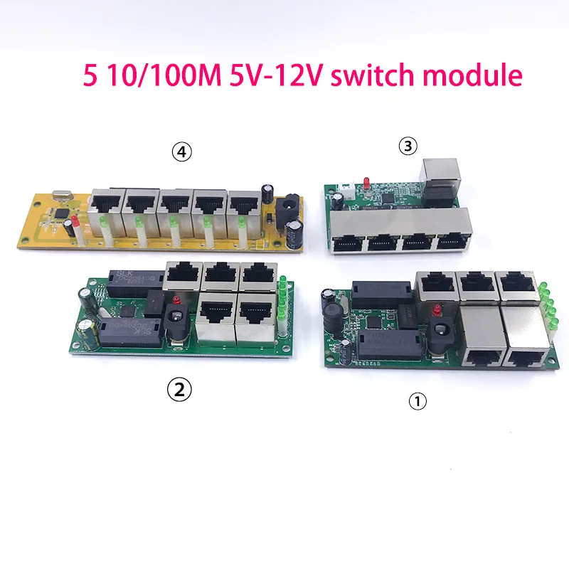 10/100mbps ethernet switch circuit board for module 10/100mbps 5port switch PCBA board OEM Motherboard ethernet switch 5 RJ45
10/100mbps ethernet switch circuit board for module 10/100mbps 5port switch PCBA board OEM Motherboard ethernet switch 5 RJ45