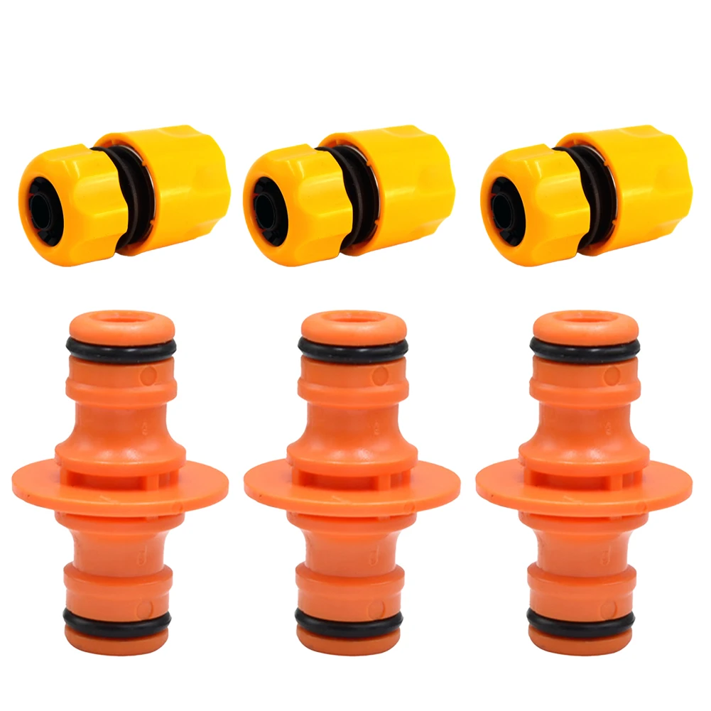 6Pc Garden Hose Connector 1/2" End Double Male Hose Joint Adapter Plastic For Spray Hose Triangle Valve Faucet Garden Supplies
6Pc Garden Hose Connector 1/2" End Double Male Hose Joint Adapter Plastic For Spray Hose Triangle Valve Faucet Garden Supplies