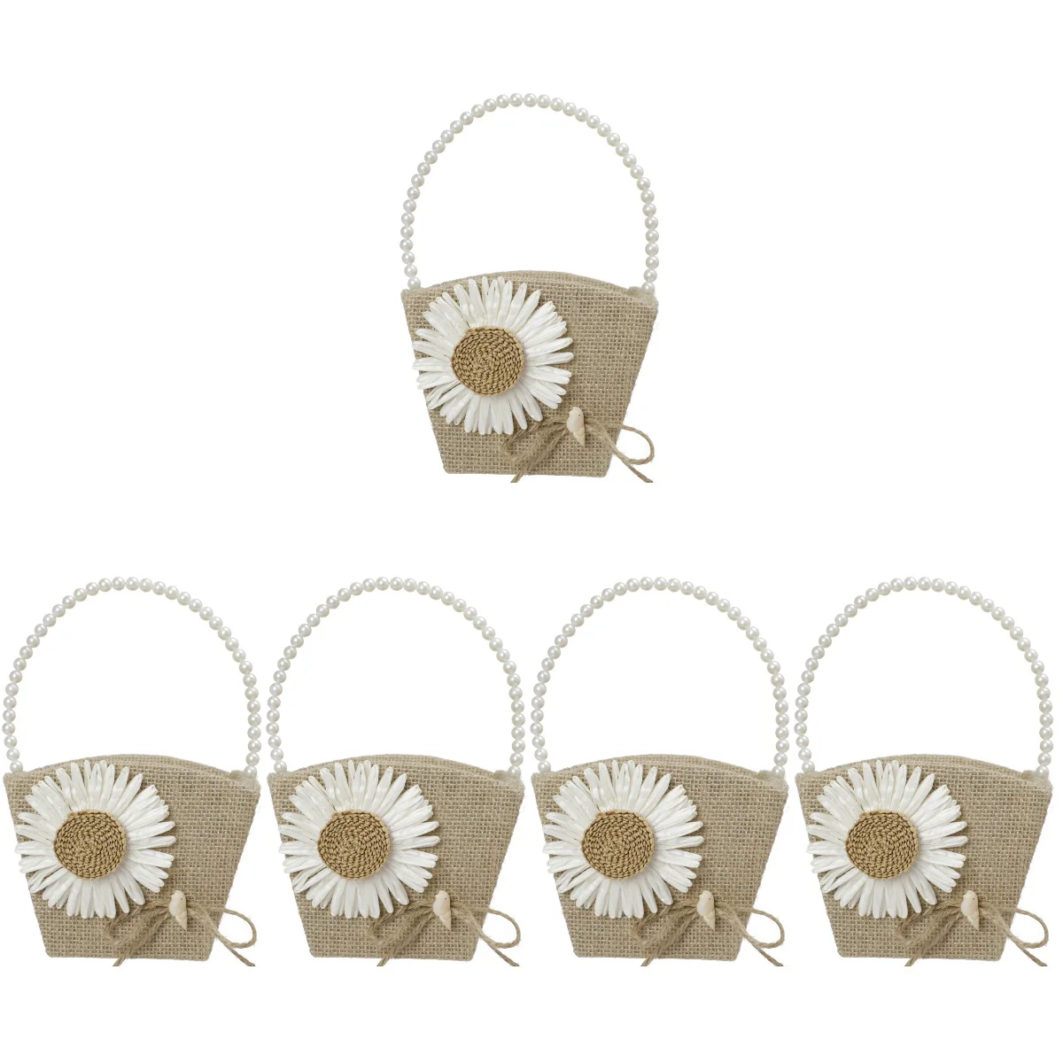 5pcs Bride Flower Basket Wedding Petal Basket Portable Candy Container Handheld Basket
5pcs Bride Flower Basket Wedding Petal Basket Portable Candy Container Handheld Basket