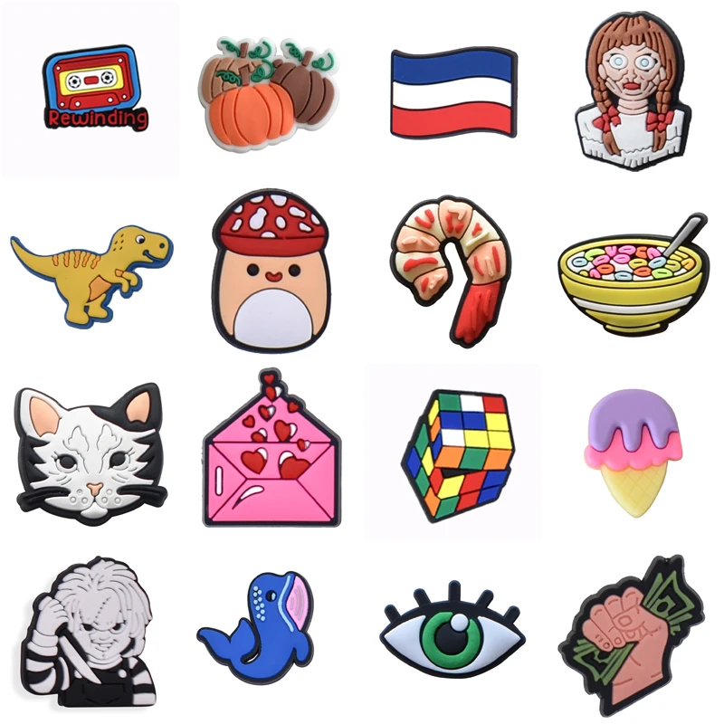 Women Charm Shoe Charms Accessories Decorations PVC Buckle Decorations for Crocs Wholesale Bulk Gifts Pins Shoes Accessories
Women Charm Shoe Charms Accessories Decorations PVC Buckle Decorations for Crocs Wholesale Bulk Gifts Pins Shoes Accessories