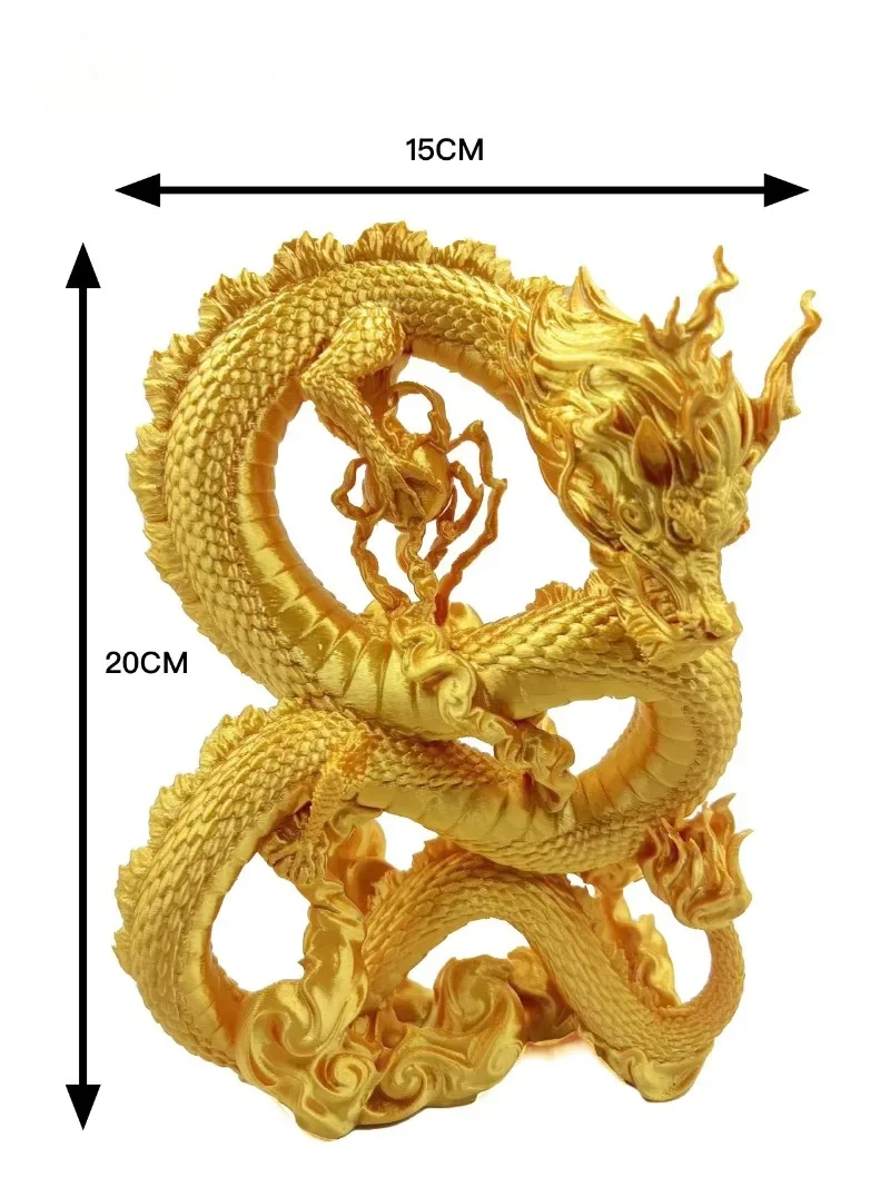 3D Three-dimensional Printing Dragon Phoenix Handmade Decoration Crafts One Dragon Phoenix Tide Play Decoration Sculpture Statue
3D Three-dimensional Printing Dragon Phoenix Handmade Decoration Crafts One Dragon Phoenix Tide Play Decoration Sculpture Statue