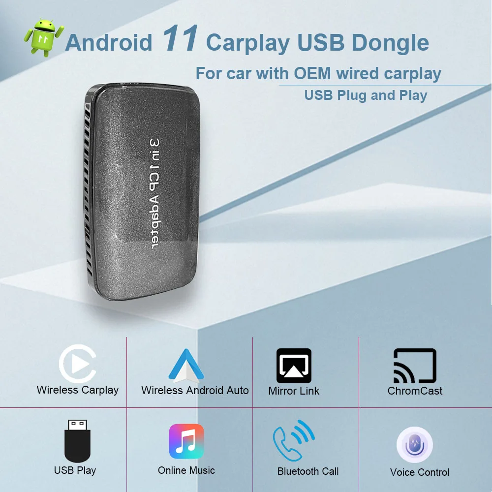 Applepie CarPlay Wireless Dongle Android 11 Wireless Android Auto Activator For Audi Proshe Benz VW Volvo for Youtube Netfix
Applepie CarPlay Wireless Dongle Android 11 Wireless Android Auto Activator For Audi Proshe Benz VW Volvo for Youtube Netfix