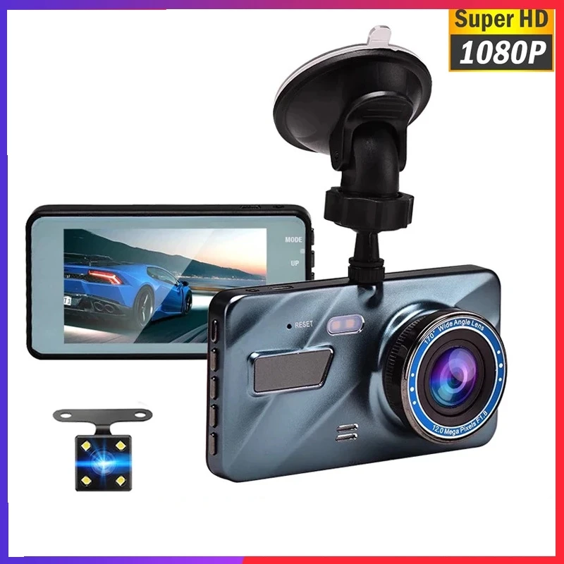 Car DVR Video Recorder Dash Camera 1080P Rear View Dual Lens 4 Full HD G Sensor Portable Cycle Recording Dash Cam Dashcam
Car DVR Video Recorder Dash Camera 1080P Rear View Dual Lens 4 Full HD G Sensor Portable Cycle Recording Dash Cam Dashcam
