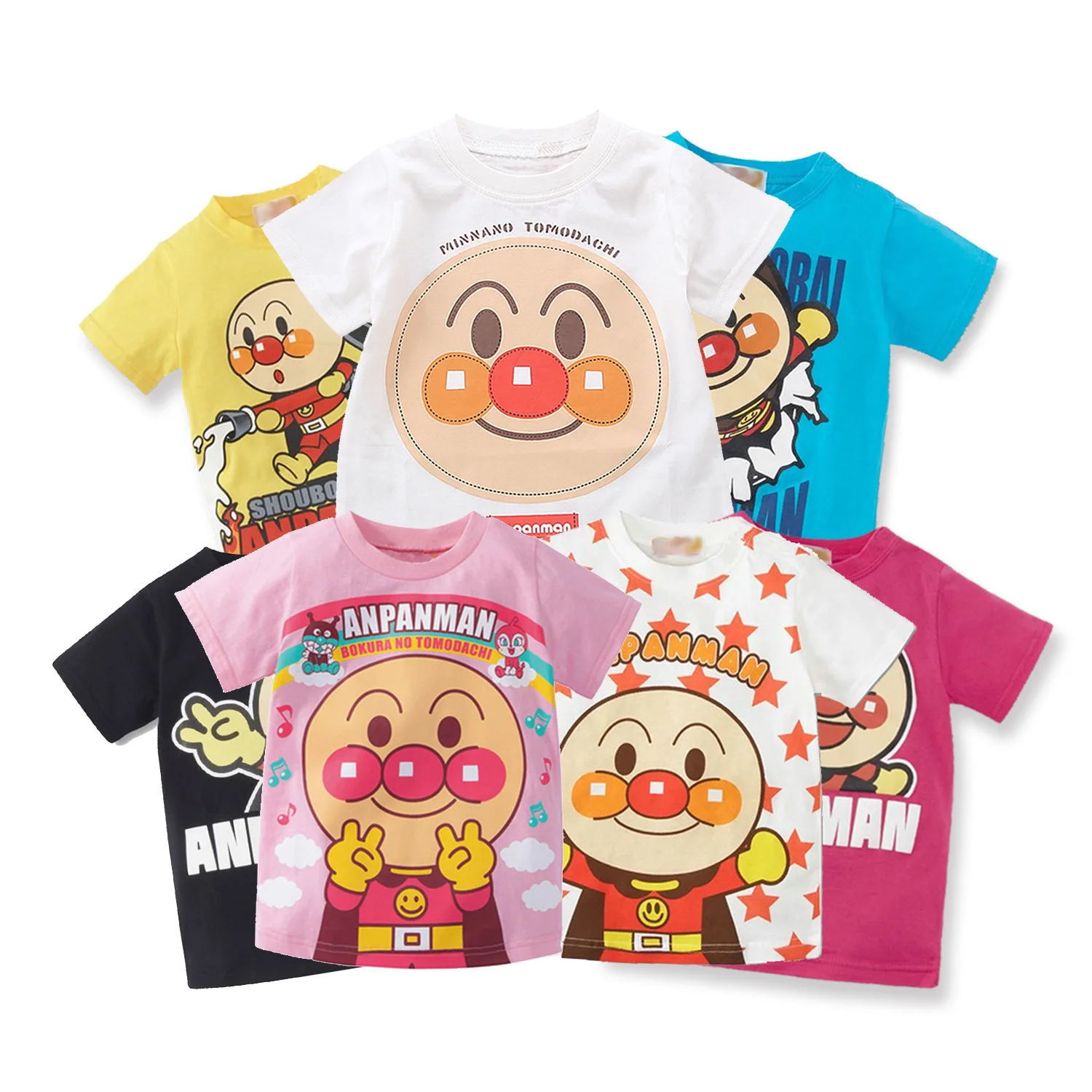 Boys and Girls Cotton Anpanman Cartoon Round Neck Short-sleeved T-shirt Children's Clothing 2022 Summer New Kids Clothes
Boys and Girls Cotton Anpanman Cartoon Round Neck Short-sleeved T-shirt Children's Clothing 2022 Summer New Kids Clothes