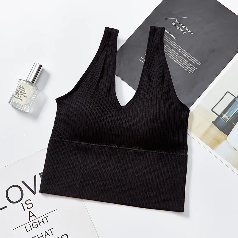 2022 European and American threaded vest wrap chest fashion all-match no steel ring beautiful back bottoming sexy underwear
2022 European and American threaded vest wrap chest fashion all-match no steel ring beautiful back bottoming sexy underwear