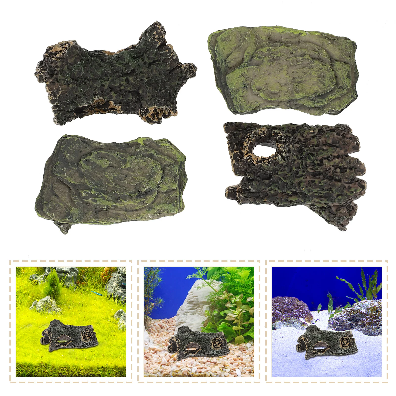 4 Pcs Tree Stump Decor Bonsai Stone Mini Figurine Outdoor Micro Landscape Decoration Resin Bark Ornament Model Scene
4 Pcs Tree Stump Decor Bonsai Stone Mini Figurine Outdoor Micro Landscape Decoration Resin Bark Ornament Model Scene