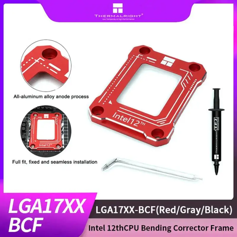 

Thermalright LGA17XX-BCF Intel12 Generation CPU Bending Correction Fixing Buckle With TF7 Thermal Grease Type Anti-fall Bracket