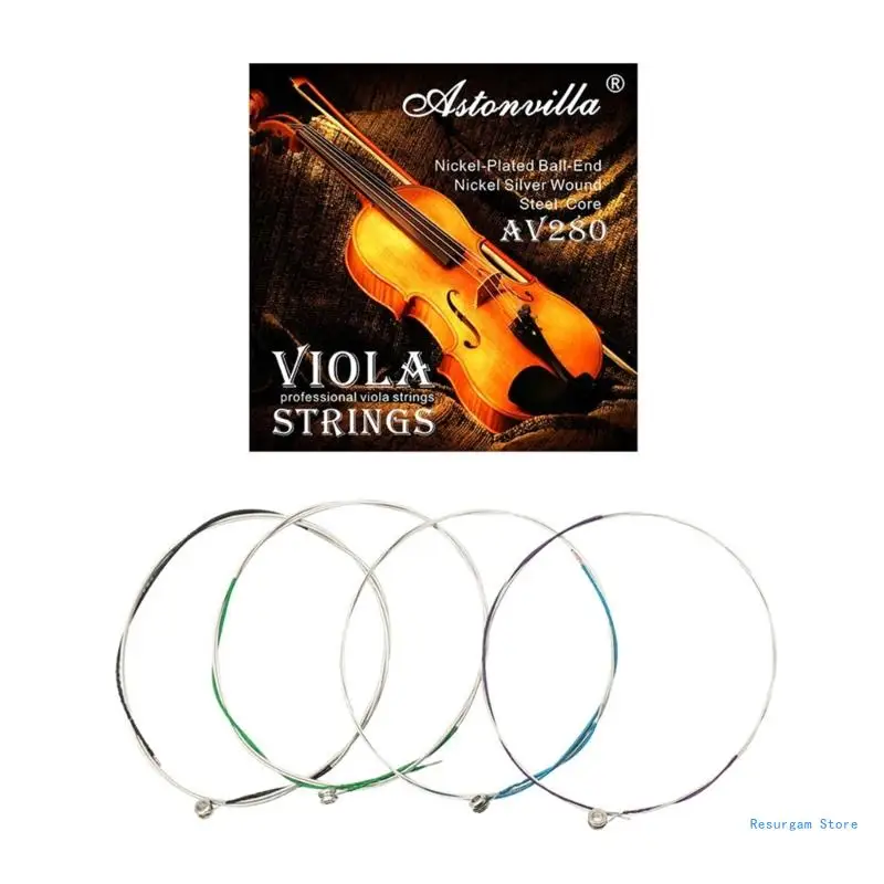 Universal Viola Strings Set Replacement Stainless Steel Wire Nickel Silver Parts Viola Instrument Accessories Drop Shipping
Universal Viola Strings Set Replacement Stainless Steel Wire Nickel Silver Parts Viola Instrument Accessories Drop Shipping