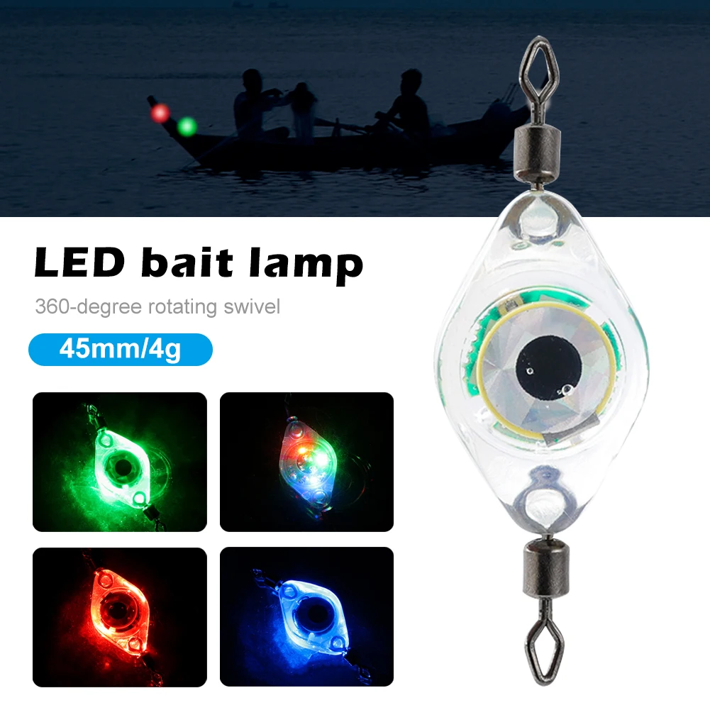4.5cm/4g LED Fishing Lure Fish Eye Shape Fishing Lure Light Waterproof Auto On/Off Sensing Deep Drop Light Fishing Tackle
4.5cm/4g LED Fishing Lure Fish Eye Shape Fishing Lure Light Waterproof Auto On/Off Sensing Deep Drop Light Fishing Tackle