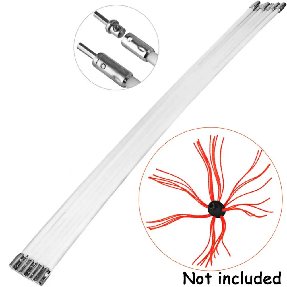 Chimney Brush 100/600mm Long Handle Flexible Rod 100mm Brush Head For Chimney Dryer Pipe Fireplace Inner Wall Roof Cleaning Tool
Chimney Brush 100/600mm Long Handle Flexible Rod 100mm Brush Head For Chimney Dryer Pipe Fireplace Inner Wall Roof Cleaning Tool