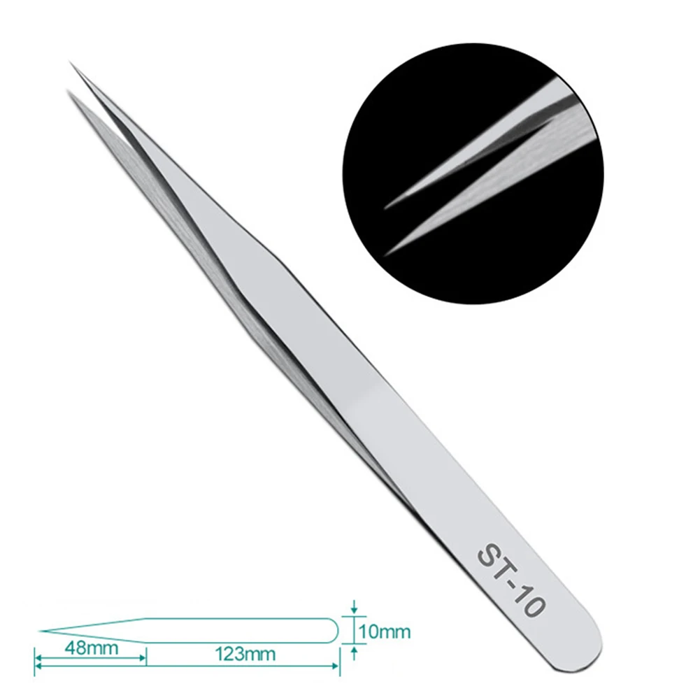 1pcs Precision Stainless Steel Anti-static Tweezers For Electronic Phone Integrated Circuit Maintenance Repair Tools
1pcs Precision Stainless Steel Anti-static Tweezers For Electronic Phone Integrated Circuit Maintenance Repair Tools