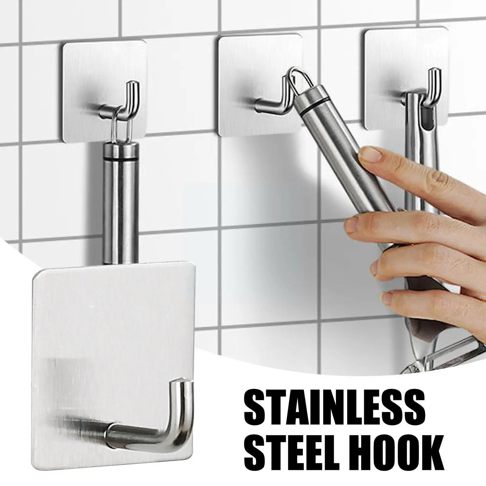 5PCS Robe Hook Wall Hook Towel Hook For Bathroom Steel Coat Hook Rustproof Hook Hanger For Kitchen Hardware F1O9
5PCS Robe Hook Wall Hook Towel Hook For Bathroom Steel Coat Hook Rustproof Hook Hanger For Kitchen Hardware F1O9