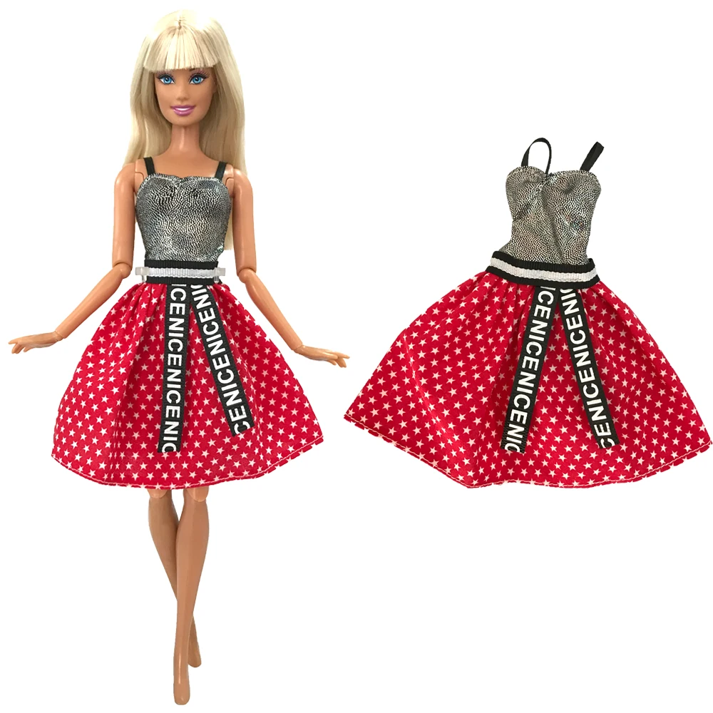 NK Official 1 Pcs Fashion Dancing Dress Casual Wear Princess bow-knot Skirt Red Clothes for Barbie Doll Accessories Kids Toy
NK Official 1 Pcs Fashion Dancing Dress Casual Wear Princess bow-knot Skirt Red Clothes for Barbie Doll Accessories Kids Toy