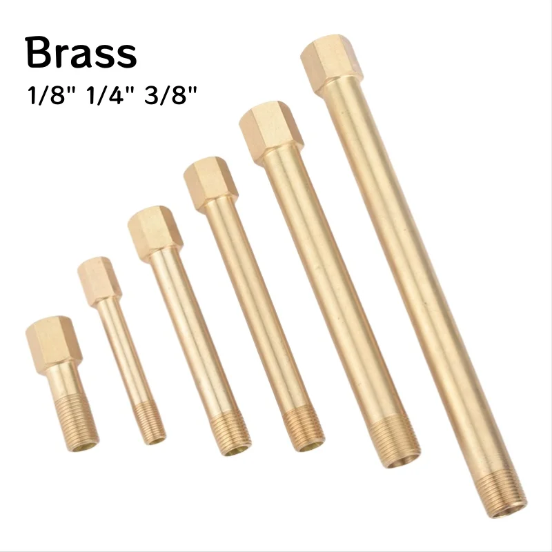 1/8 "1/4" 3/8 "латунный фитинг для труб, удлиненная длина, женская форма, адаптер для формования труб, соединитель 50-100 мм
1/8 "1/4" 3/8 "латунный фитинг для труб, удлиненная длина, женская форма, адаптер для формования труб, соединитель 50-100 мм
