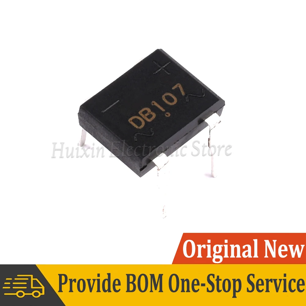 

10pcs DB107 DIP-4 1A 1000V Single Phases Diode Rectifier Bridge DIP In Stock NEW original IC