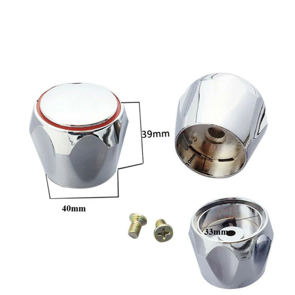 2pcs Cold & Hot Tap Top Head Faucet Cover Handle Chrome Plated Replacement Set Faucet Knob Handle Bathroom Faucet Accessories
2pcs Cold & Hot Tap Top Head Faucet Cover Handle Chrome Plated Replacement Set Faucet Knob Handle Bathroom Faucet Accessories