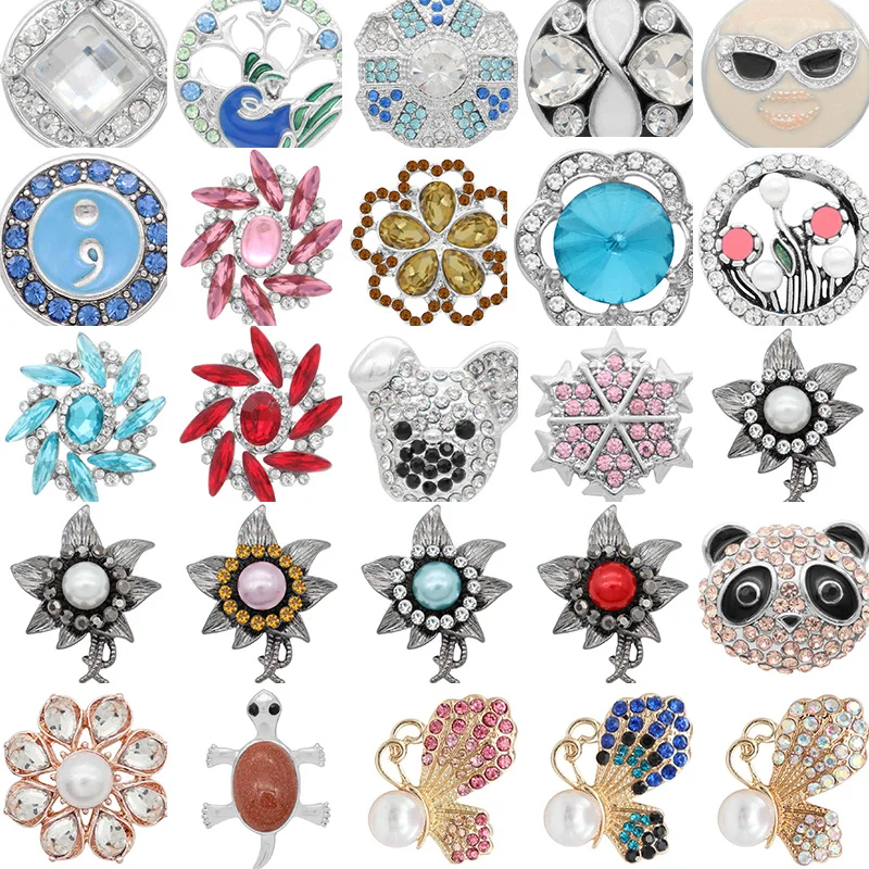 K0021 Flower Animal Butterfly Crystal gemstone Birthstone 18mm Metal snap button jewelry DIY bracelet
K0021 Flower Animal Butterfly Crystal gemstone Birthstone 18mm Metal snap button jewelry DIY bracelet
