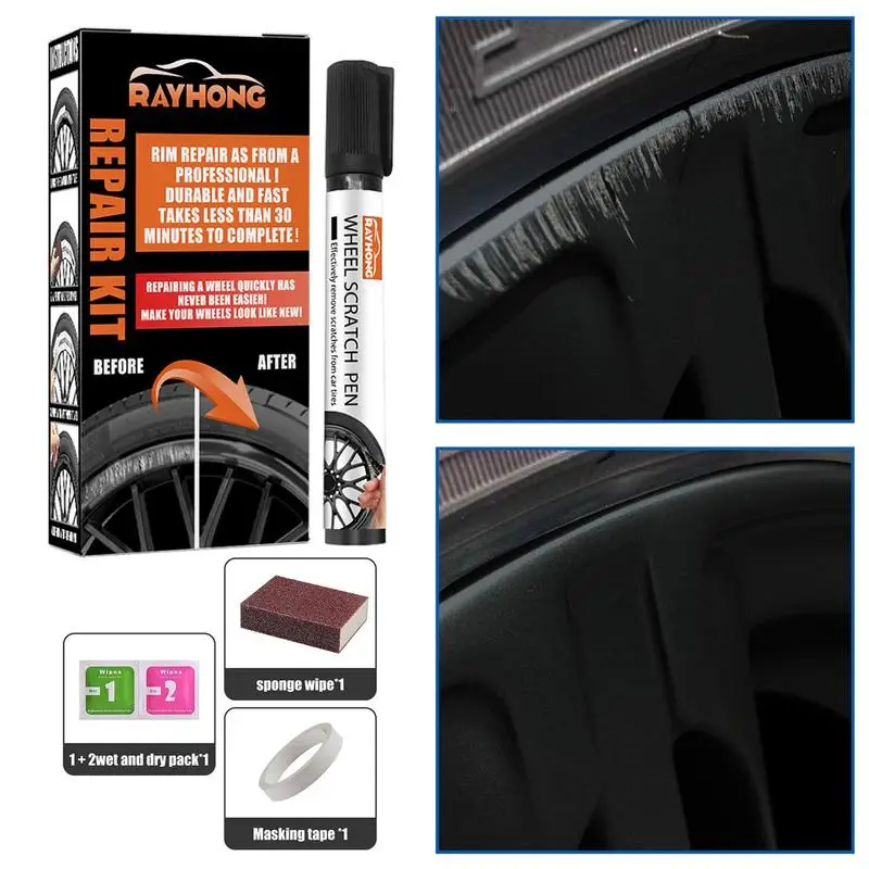 Car Wheel Rim Scratch Repair Kit Car DIY Alloy Wheel Repair Adhesive Kit Universal Auto Rim Dent Scratch Care Accessories
Car Wheel Rim Scratch Repair Kit Car DIY Alloy Wheel Repair Adhesive Kit Universal Auto Rim Dent Scratch Care Accessories