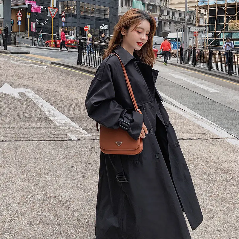 SuperAen Windbreaker Long Spring 2022 New Loose Solid Double Breasted Full All Match Casual Trench Coat for Women
SuperAen Windbreaker Long Spring 2022 New Loose Solid Double Breasted Full All Match Casual Trench Coat for Women