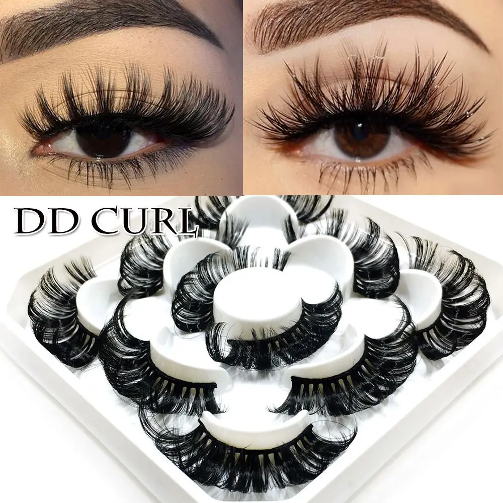SKONHED 5 Pairs Women Beauty Handmade Eyelash Extension 3D Mink Hair DD Curl Russian Volumes False Eyelashes Fluffy
SKONHED 5 Pairs Women Beauty Handmade Eyelash Extension 3D Mink Hair DD Curl Russian Volumes False Eyelashes Fluffy
