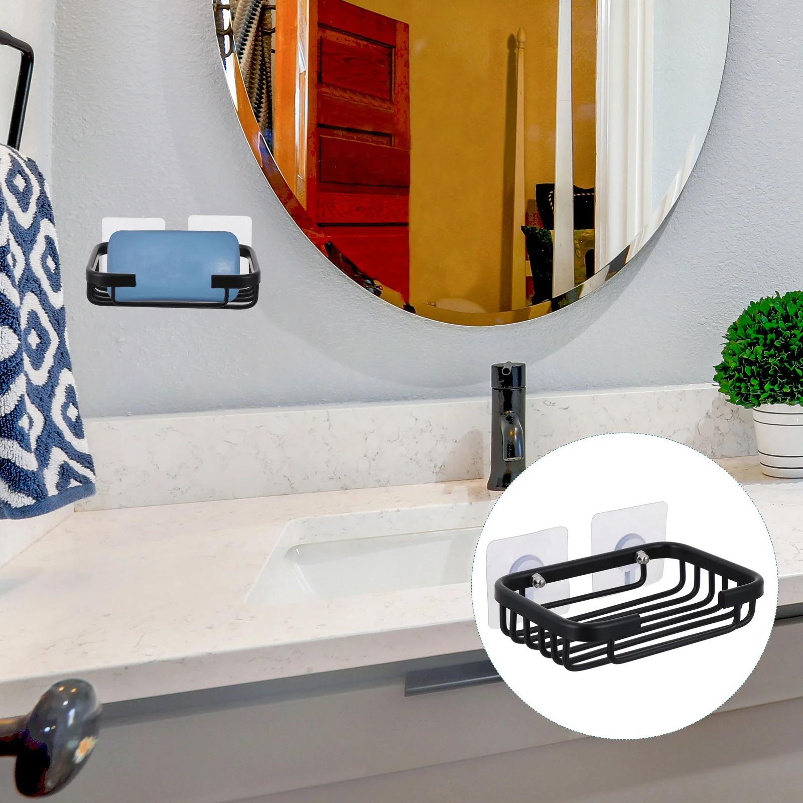 Wall Mounted Soap Dish Stainless Shelf Container Drain Steel Rack Storage Serving Tray Holder Bathroom Organizer
Wall Mounted Soap Dish Stainless Shelf Container Drain Steel Rack Storage Serving Tray Holder Bathroom Organizer