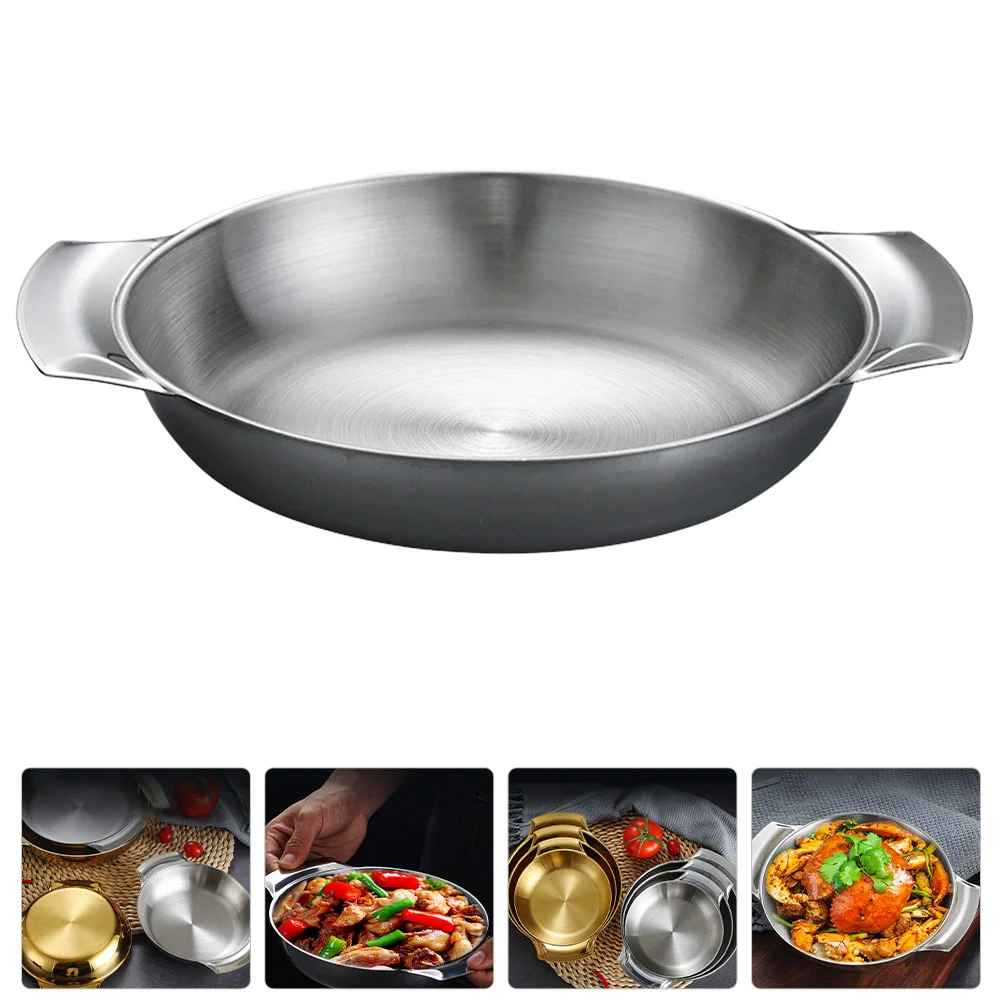 Pan Paella Pot Steel Ramen Korean Seafood Stainless Pasta Steamer Kitchen Soup Ramyun Plate Cast Cooker Iron Grill Frying
Pan Paella Pot Steel Ramen Korean Seafood Stainless Pasta Steamer Kitchen Soup Ramyun Plate Cast Cooker Iron Grill Frying