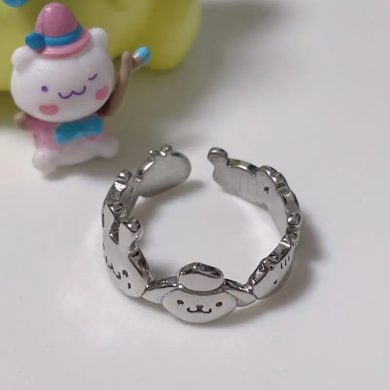 Kawaii Sanrio Accessories Cinnamoroll Peripherals Cartoon Anime Ring Cute Beauty Index Finger Ring Adjustable Ring Girls Gift
Kawaii Sanrio Accessories Cinnamoroll Peripherals Cartoon Anime Ring Cute Beauty Index Finger Ring Adjustable Ring Girls Gift