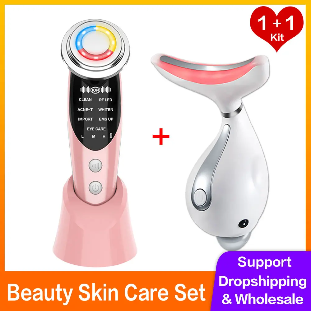 RF LED Microcurrent Massager for Face Lift Devices Facial Massager Cleaning Mesotherapy Electroporation Eye Care Wrinkle Removal
RF LED Microcurrent Massager for Face Lift Devices Facial Massager Cleaning Mesotherapy Electroporation Eye Care Wrinkle Removal