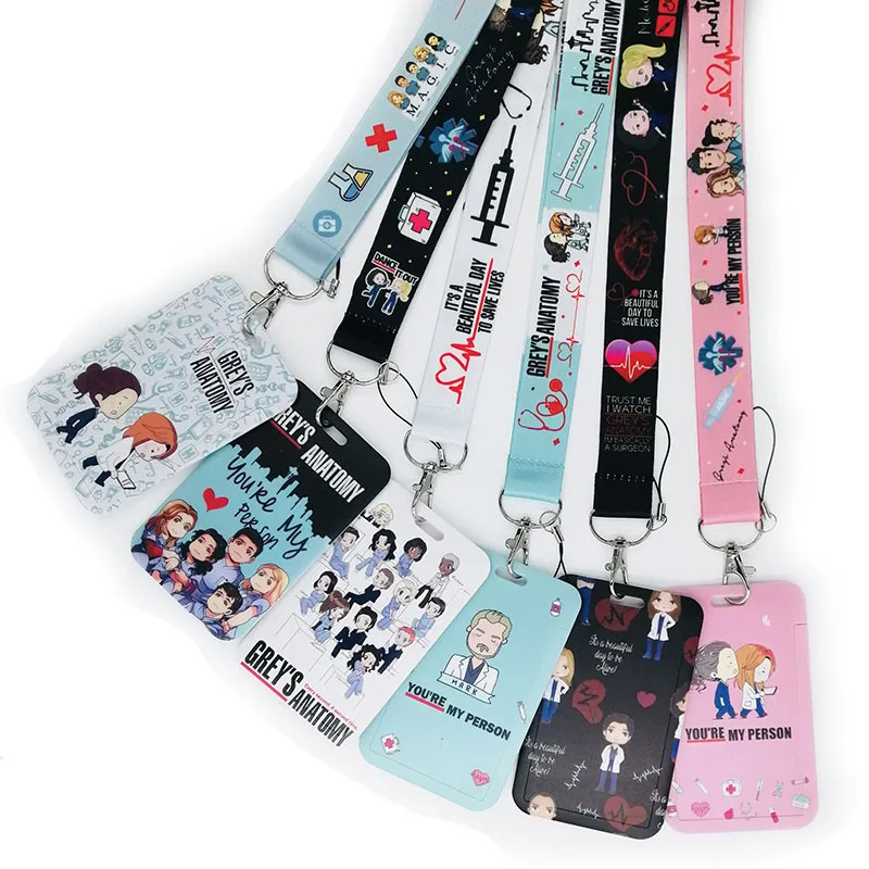 New Grey's Anatomy TV Show Doctor Nurse Neck Strap Lanyards Keychain Holder ID Card Pass Hang Rope Lariat Lanyard Gifts
New Grey's Anatomy TV Show Doctor Nurse Neck Strap Lanyards Keychain Holder ID Card Pass Hang Rope Lariat Lanyard Gifts