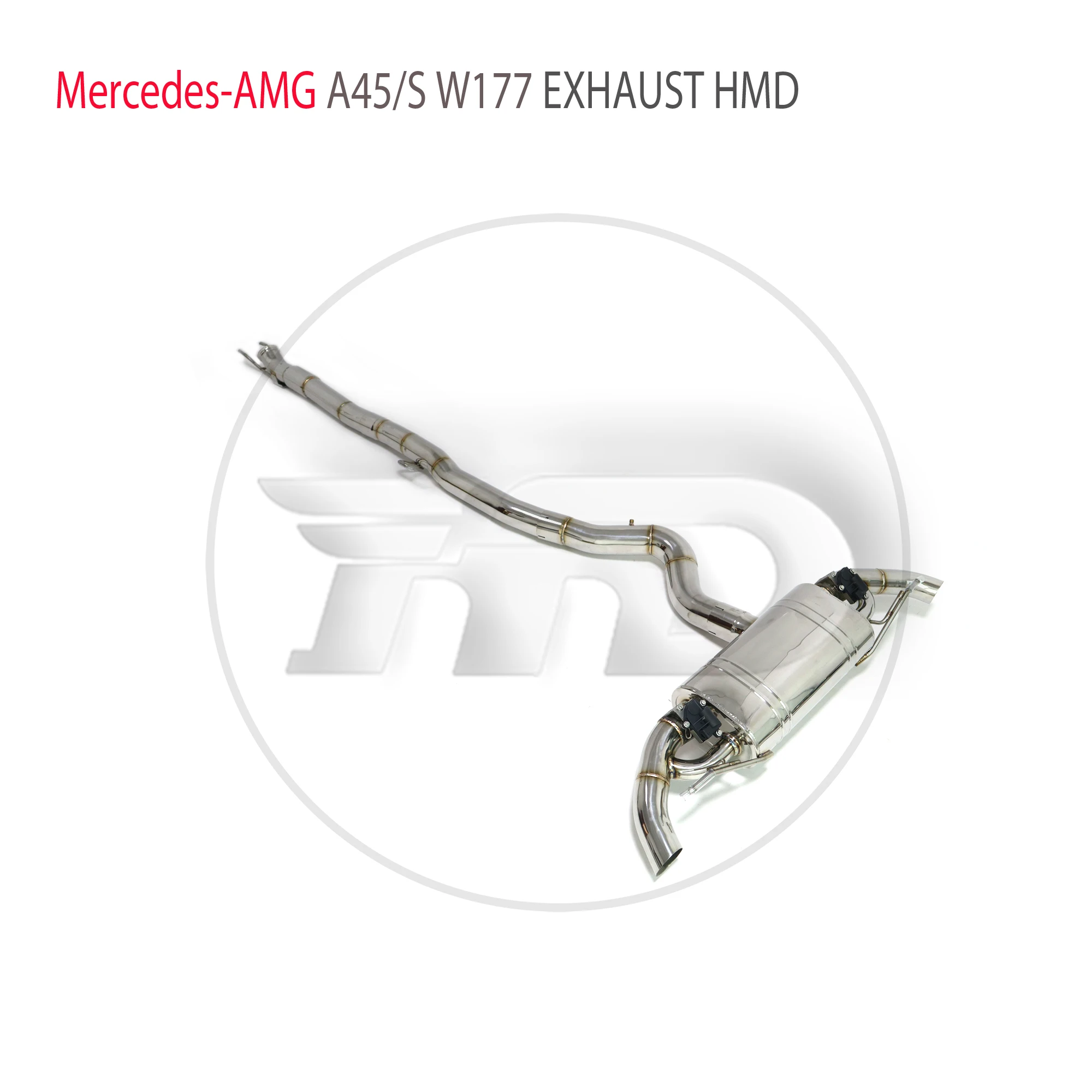 HMD Stainless Steel Exhaust System Performance Catback for Mercedes Benz AMG A45 A45S W177 Auto Electronic Valve Muffler
HMD Stainless Steel Exhaust System Performance Catback for Mercedes Benz AMG A45 A45S W177 Auto Electronic Valve Muffler