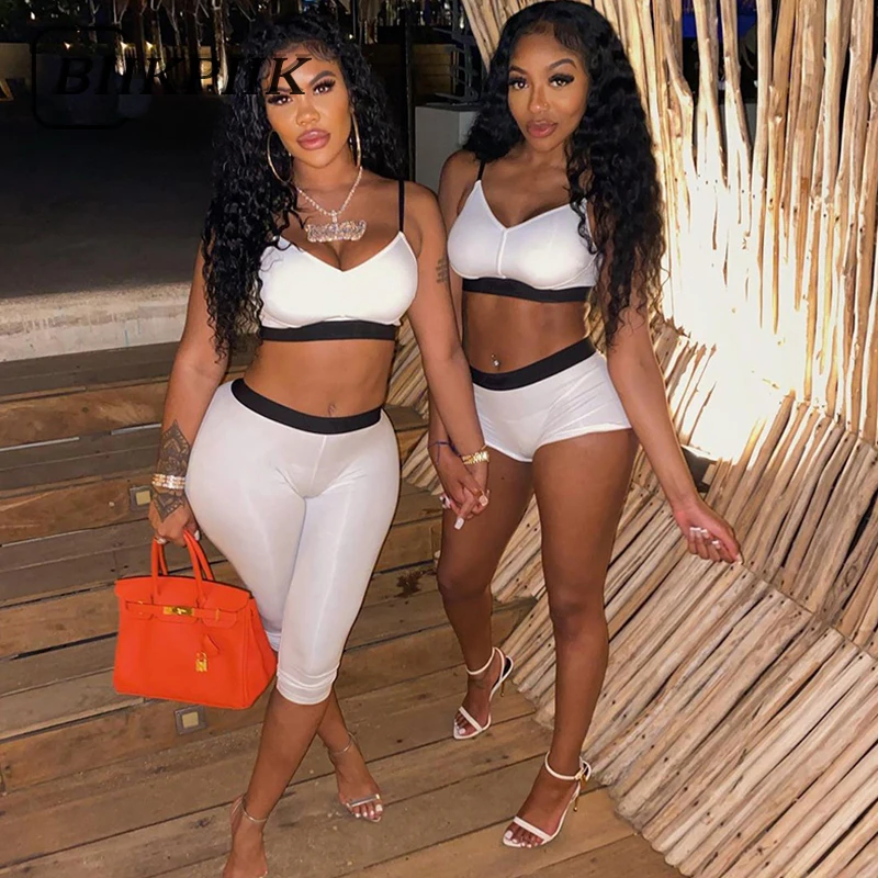 Спортивный комплект из 2 предметов BIIKPIIK, популярный летний женский узкий бюстгальтер в стиле пэчворк и шорты с эластичным поясом, эластична...
Спортивный комплект из 2 предметов BIIKPIIK, популярный летний женский узкий бюстгальтер в стиле пэчворк и шорты с эластичным поясом, эластична...