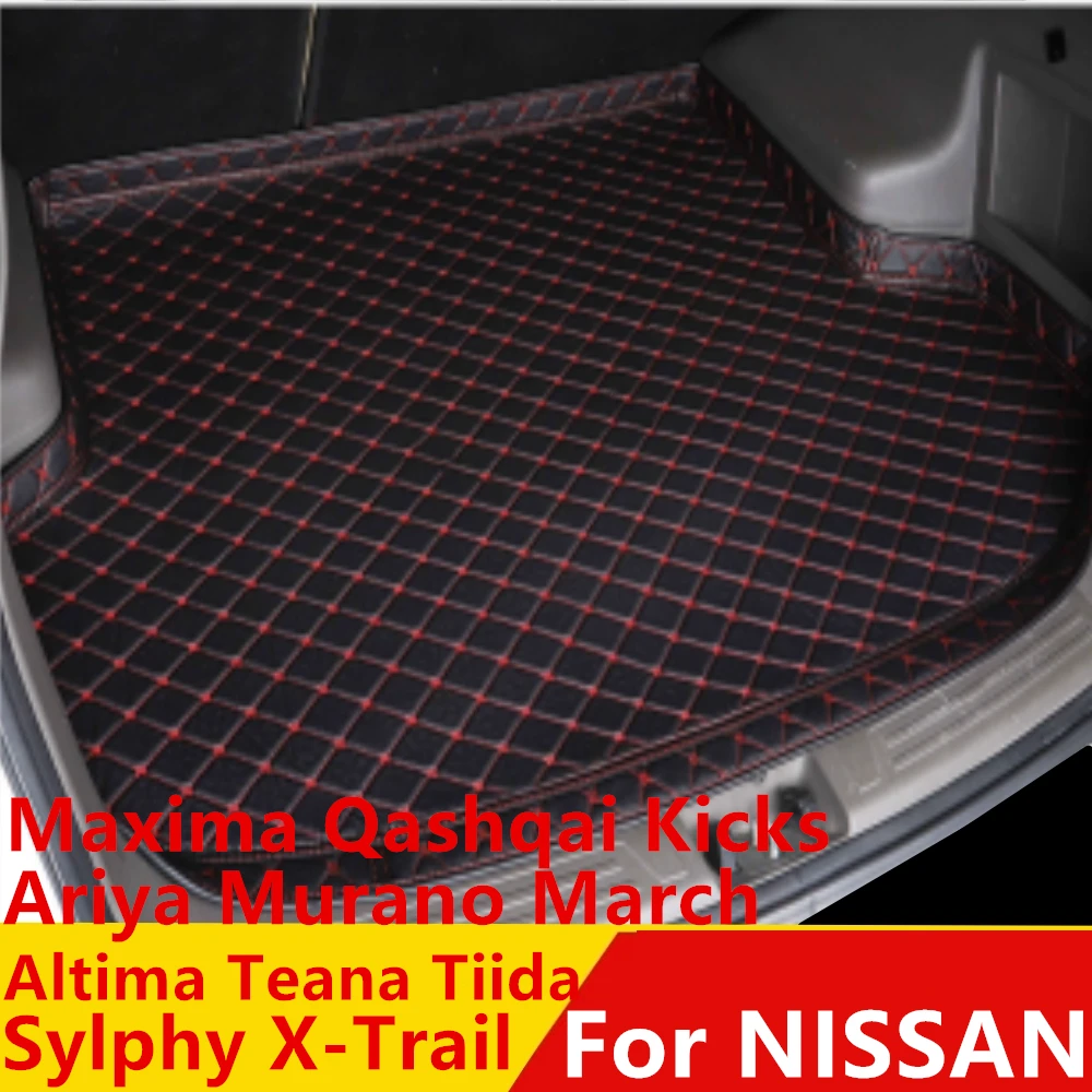 Коврик для багажника автомобиля для NISSAN Tiida X-Trail Ariya Murano March Qashqai Sylphy Altima Kicks Maxima, задний Чехол для груза, коврик, подкладка
Коврик для багажника автомобиля для NISSAN Tiida X-Trail Ariya Murano March Qashqai Sylphy Altima Kicks Maxima, задний Чехол для груза, коврик, подкладка
