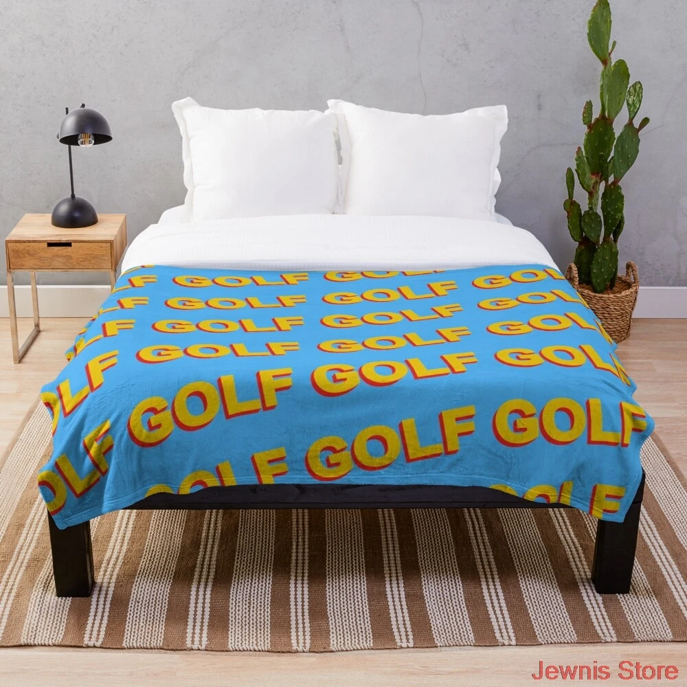 GOLF Tyler The Creator Throw Blanket Quilt Bedding for Girls Children Adult Gift Bedroom Decor Size Variety for Styles.
GOLF Tyler The Creator Throw Blanket Quilt Bedding for Girls Children Adult Gift Bedroom Decor Size Variety for Styles.