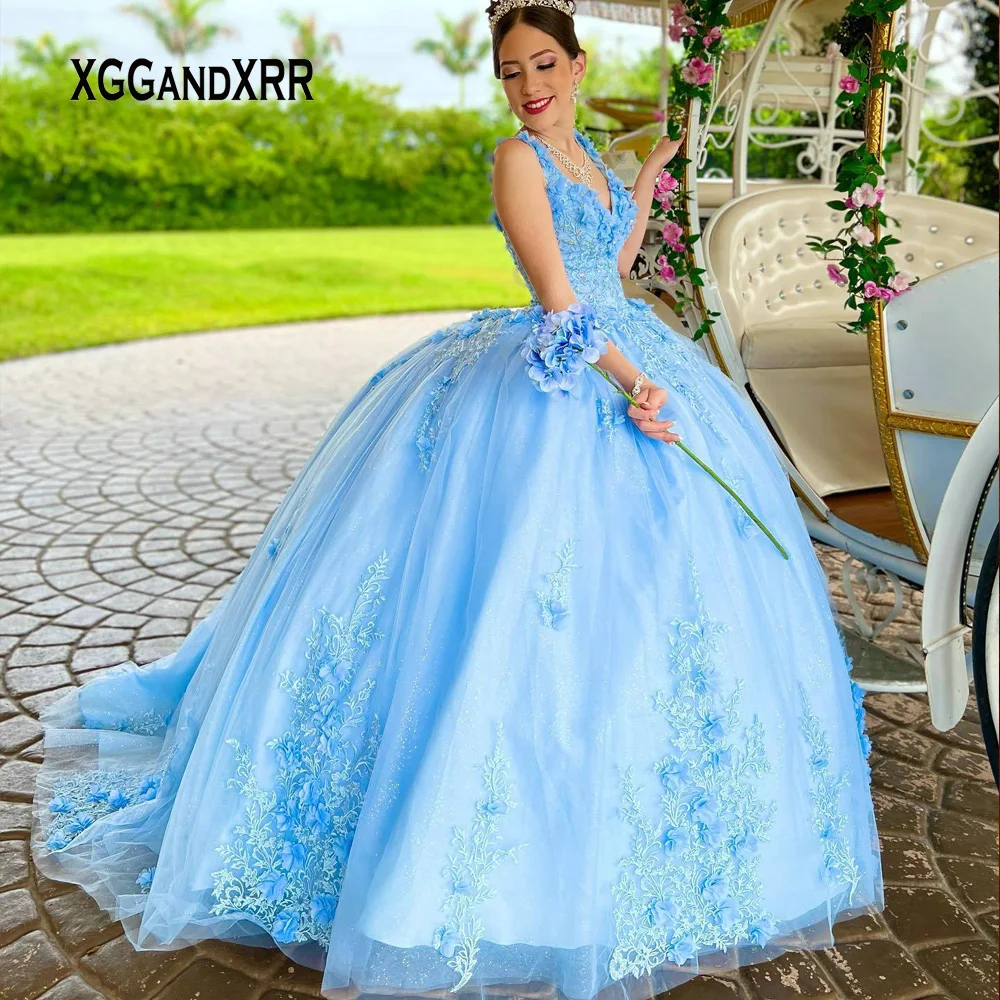 BestBridalDress Quinceanrea Dresses 2022 Sky Blue V Neck Lace Appliques Birthday Party Dress Sweet 15 16 Princess Pageant Gowns
BestBridalDress Quinceanrea Dresses 2022 Sky Blue V Neck Lace Appliques Birthday Party Dress Sweet 15 16 Princess Pageant Gowns
