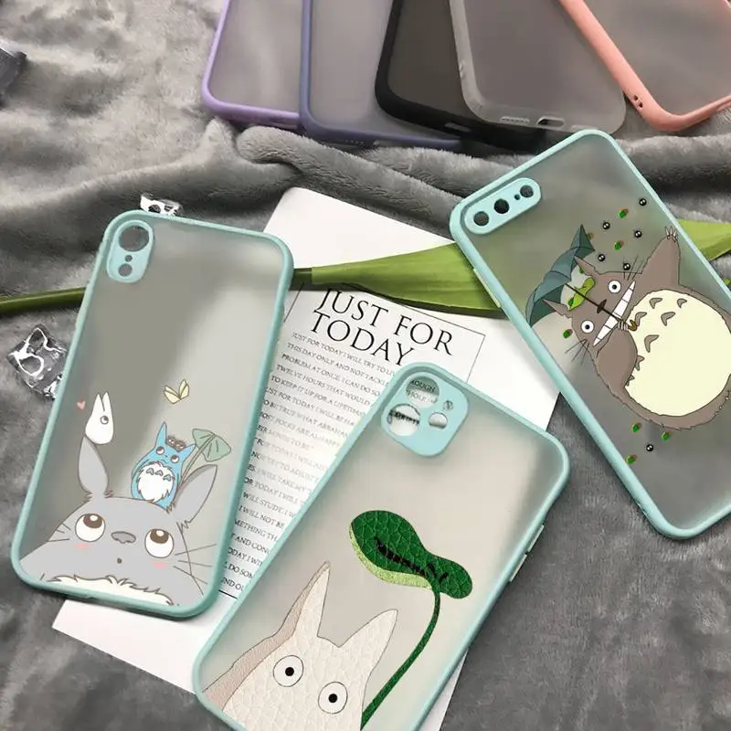 Cute Totoro Miyazaki Anime Studio Ghibli Phone Case matte transparent For iphone 14 11 12 13 plus mini x xs xr pro max cover
Cute Totoro Miyazaki Anime Studio Ghibli Phone Case matte transparent For iphone 14 11 12 13 plus mini x xs xr pro max cover