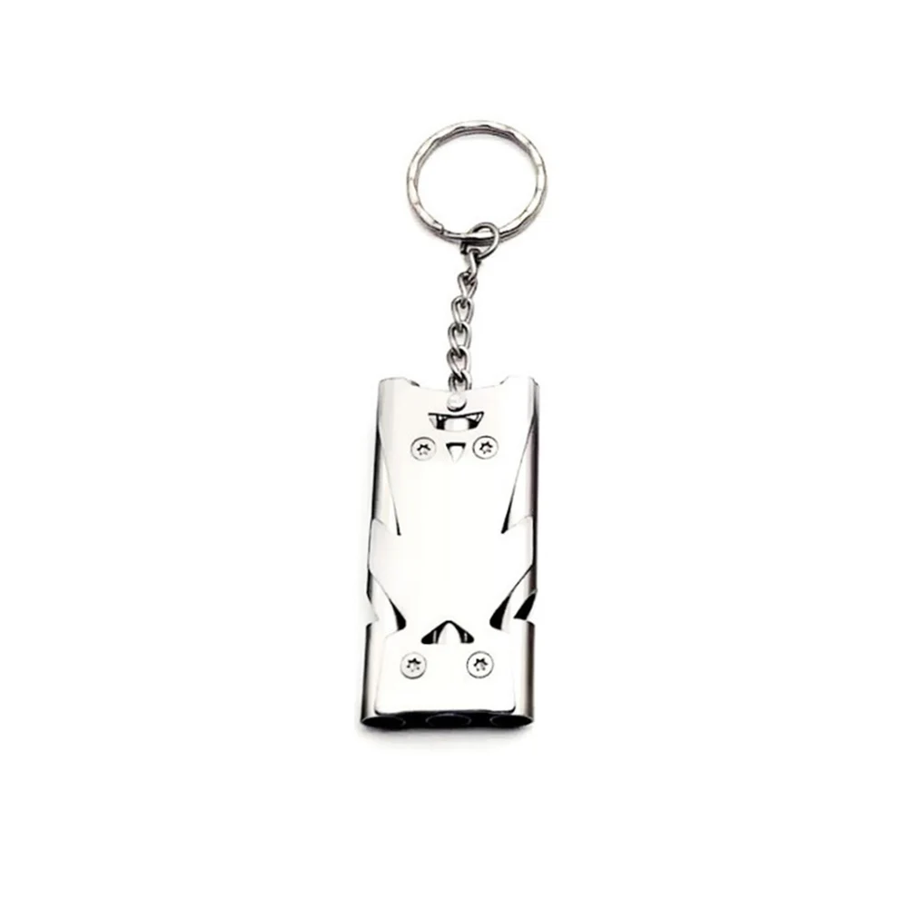 1pcs Outdoors High Decibel Portable Keychain Whistle Stainless Steel Double Pipe Emergency Survival Whistle Multifunction Tools
1pcs Outdoors High Decibel Portable Keychain Whistle Stainless Steel Double Pipe Emergency Survival Whistle Multifunction Tools