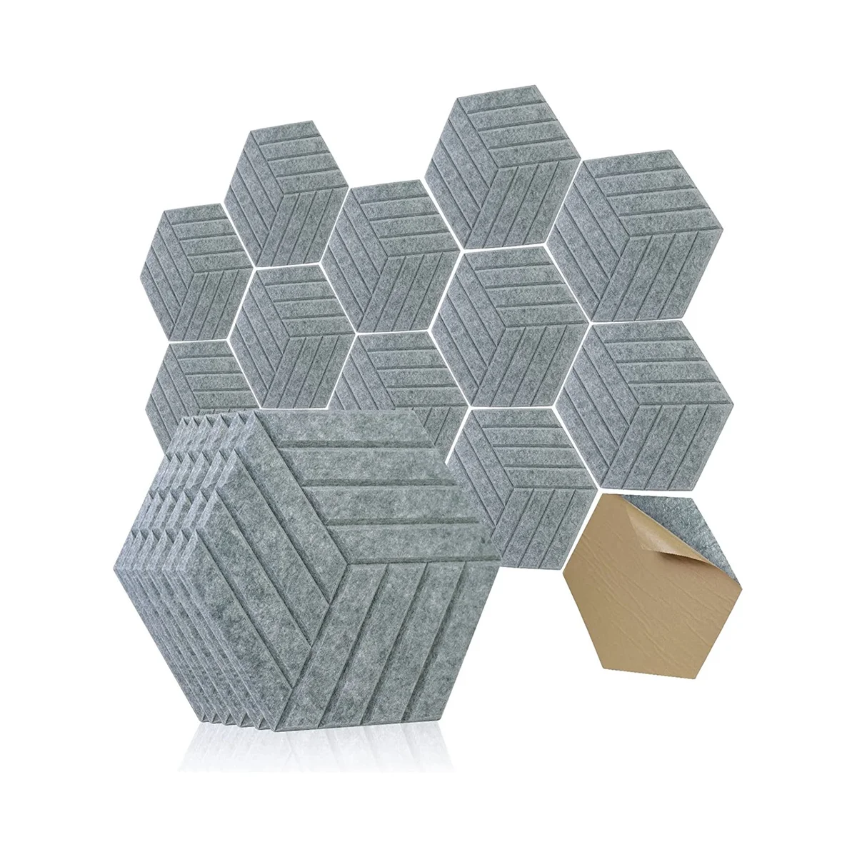 Sound Proof Panels Hexagon Self-Adhesive,12 Pcs Acoustic Panel, Sound Dampening Panel for Studio Office Home,1
Sound Proof Panels Hexagon Self-Adhesive,12 Pcs Acoustic Panel, Sound Dampening Panel for Studio Office Home,1