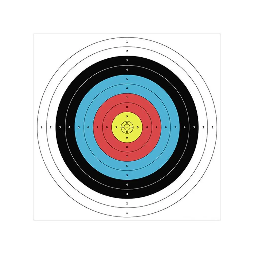 10pcs Archery Paper Targets Full Ring Bow Hunting Archery Kit Standard Single Spot Shooting Training Aid Paper 40cm 44cm
10pcs Archery Paper Targets Full Ring Bow Hunting Archery Kit Standard Single Spot Shooting Training Aid Paper 40cm 44cm