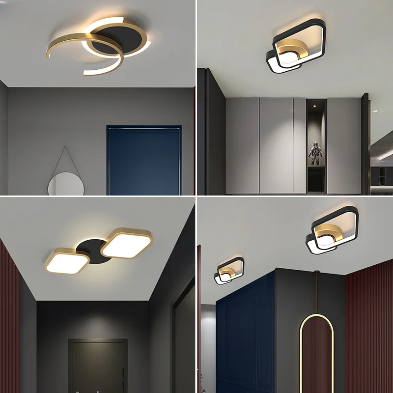 

LED New Design Aisle Chandeliers Modern Lamps For Corridor Balcony Loft Hall Home Decoration Indoor Lighting Luminaire Fixtures