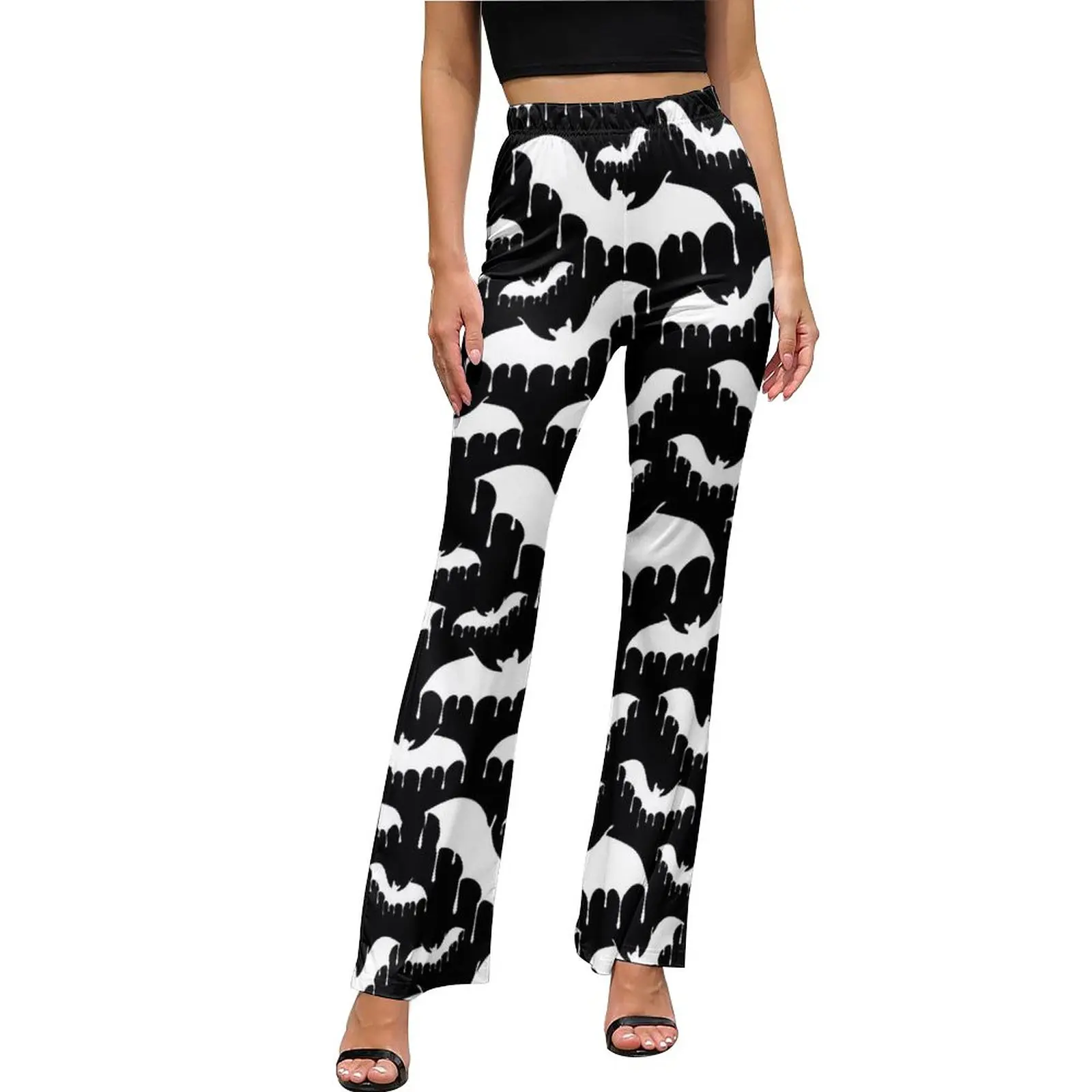 Белые Повседневные брюки летучая мышь, Осенние готические брюки-клеш на Хэллоуин, узкие Стрейчевые брюки с высокой талией
Белые Повседневные брюки летучая мышь, Осенние готические брюки-клеш на Хэллоуин, узкие Стрейчевые брюки с высокой талией