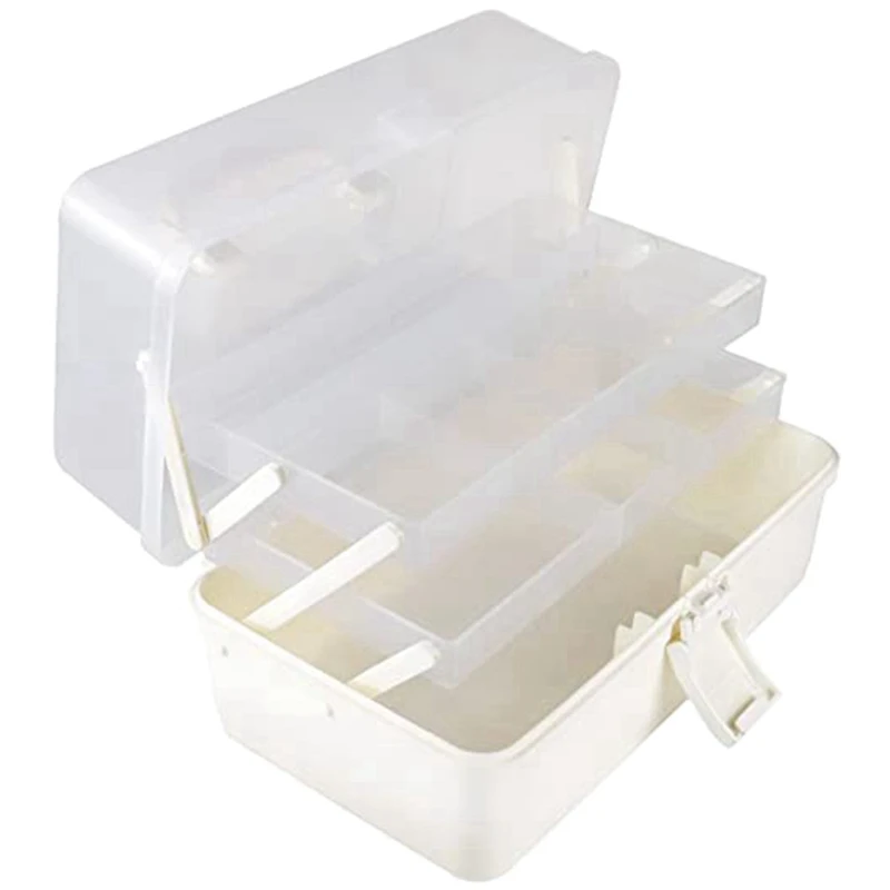 3-Tier Fishing Tackle Box Organizer Sewing Box Nail Art Organizer With Handle Tool Box
3-Tier Fishing Tackle Box Organizer Sewing Box Nail Art Organizer With Handle Tool Box