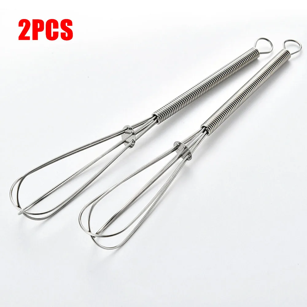 2pcs Stainless Steel Balloon Wire Whisk Manual Egg Beater Mixer Kitchen Baking Utensil Milk Cream Butter Whisk Mixer
2pcs Stainless Steel Balloon Wire Whisk Manual Egg Beater Mixer Kitchen Baking Utensil Milk Cream Butter Whisk Mixer