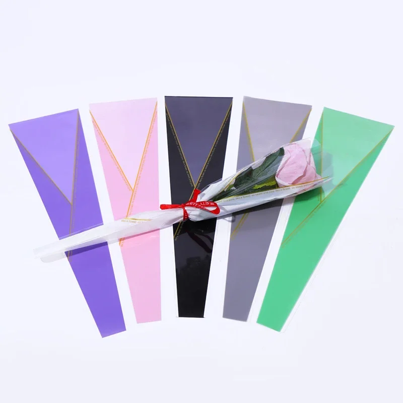 50pcs/pack Single Rose Packaging Bag Phnom Penh Triangle Single Packing Waterproof Packaging Bag Flower Shop Supplies Wholesale
50pcs/pack Single Rose Packaging Bag Phnom Penh Triangle Single Packing Waterproof Packaging Bag Flower Shop Supplies Wholesale